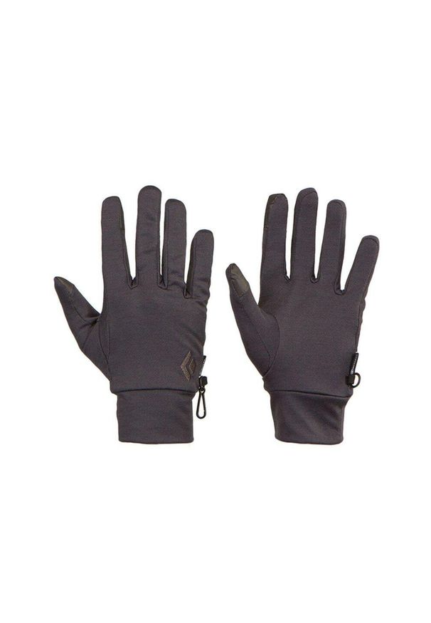 Rękawice trekkingowe męskie Black Diamond Lightweight Wooltech czarne. Kolor: czarny. Sezon: zima. Sport: narciarstwo