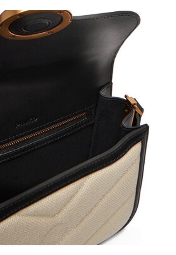 Pinko - PINKO Torebka Love Box Bag Fl Mini PE 25 PLTT 104297 A2C7 Beżowy. Kolor: beżowy