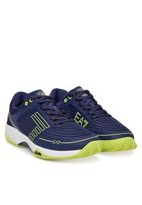 EA7 Emporio Armani Sneakersy X8X242 XK438 R980 Granatowy. Kolor: niebieski. Materiał: skóra #6