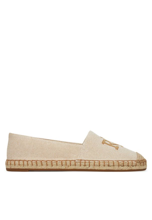 Lauren Ralph Lauren - LAUREN RALPH LAUREN Espadryle Cameryn 802962171004 Beżowy. Kolor: beżowy. Materiał: materiał