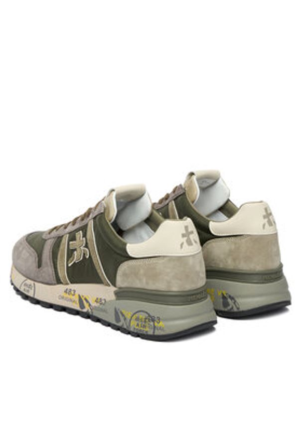 Premiata Sneakersy Lander Var 7706 Kolorowy. Materiał: skóra. Wzór: kolorowy