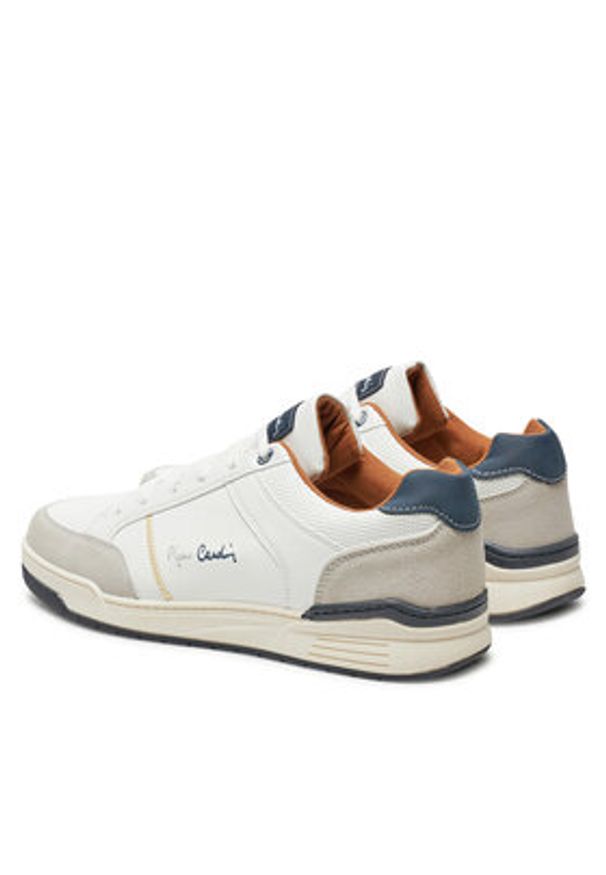 Pierre Cardin Sneakersy 4127 Biały. Kolor: biały. Materiał: skóra