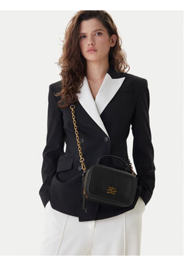 Karl Lagerfeld - KARL LAGERFELD Torebka B1W30269 Czarny. Kolor: czarny. Materiał: skórzane