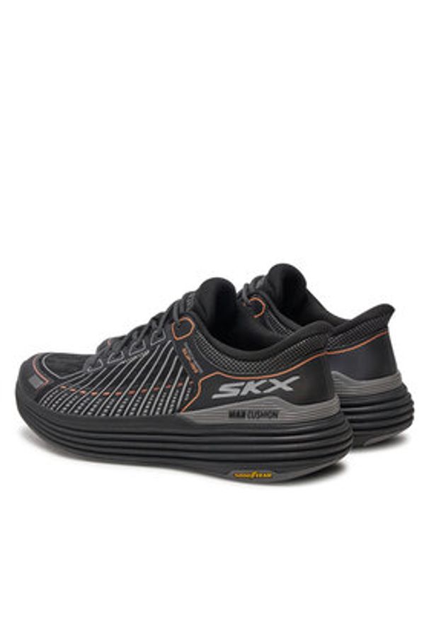skechers - Skechers Buty do biegania Max Cushioning Suspension 220936 Czarny. Kolor: czarny. Materiał: materiał, mesh