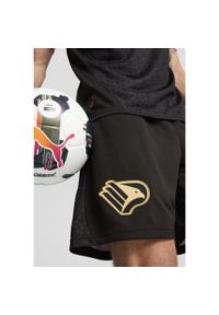 Puma - Męskie szorty wyjazdowe Palermo F.C. 24/25 PUMA Black Gold. Kolor: żółty, wielokolorowy, czarny