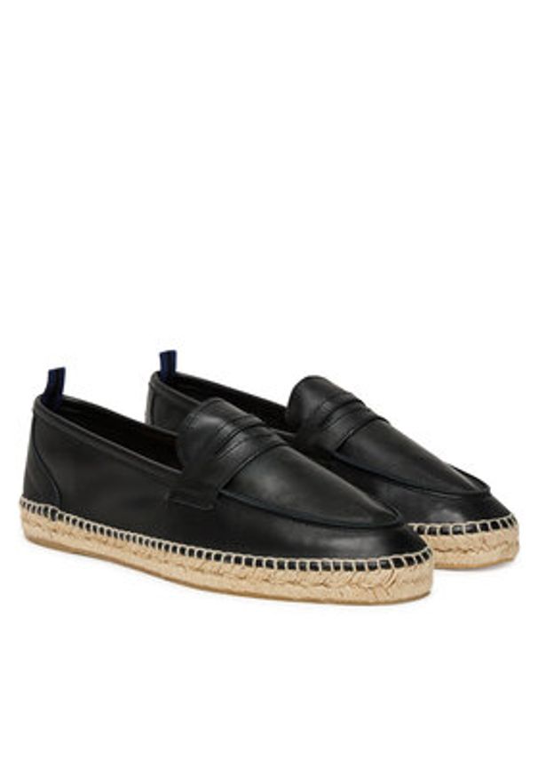 Castañer Espadryle Nacho/104 25730 Czarny. Kolor: czarny. Materiał: skóra