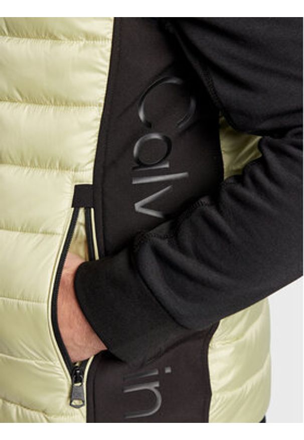Calvin Klein Kamizelka Side Logo K10K108292 Zielony Regular Fit. Kolor: zielony. Materiał: syntetyk. Długość rękawa: bez rękawów
