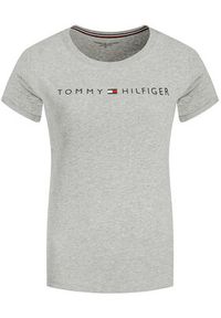TOMMY HILFIGER - Tommy Hilfiger T-Shirt UW0UW01618 Szary Slim Fit. Kolor: szary. Materiał: bawełna #4