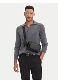 MICHAEL Michael Kors Saszetka Hudson 33U2LHDC2B Czarny. Kolor: czarny. Materiał: skóra #1