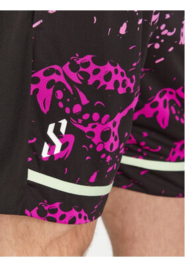 Puma Szorty sportowe Scoot Purple Lab 631671 Czarny Regular Fit. Kolor: czarny. Materiał: syntetyk. Styl: sportowy, wakacyjny