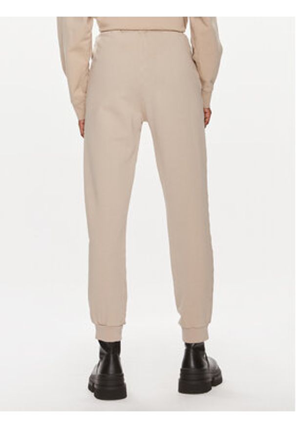 Pinko Spodnie dresowe Carico 100371 A1N7 Beżowy Regular Fit. Kolor: beżowy. Materiał: bawełna