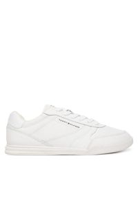TOMMY HILFIGER - Tommy Hilfiger Sneakersy Lopro Cup Leather FM0FM05677 Biały. Kolor: biały. Materiał: skóra #1