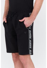 Guess - GUESS Czarne męskie shorty Arlo, Rozmiar XL. Kolor: czarny