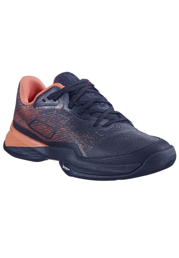 Buty tenisowe damskie Babolat Jet Mach 3 AC. Kolor: czarny, różowy, wielokolorowy, pomarańczowy. Sport: tenis