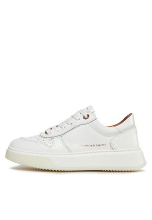 Alexander Smith Sneakersy Harrow ASAZHWW1515 Biały. Kolor: biały. Materiał: skóra