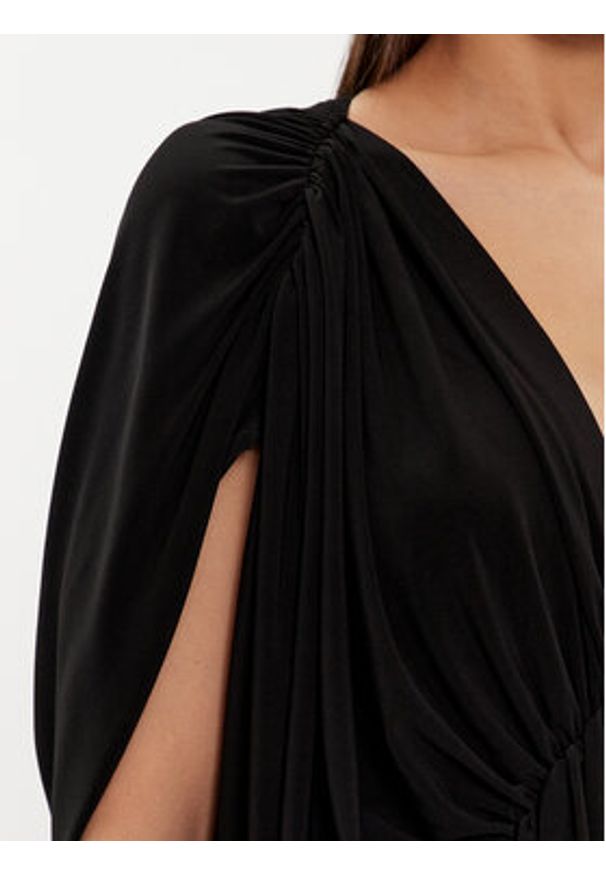 NORMA KAMALI Bluzka KK4226PL849001 Czarny Regular Fit. Kolor: czarny. Materiał: syntetyk