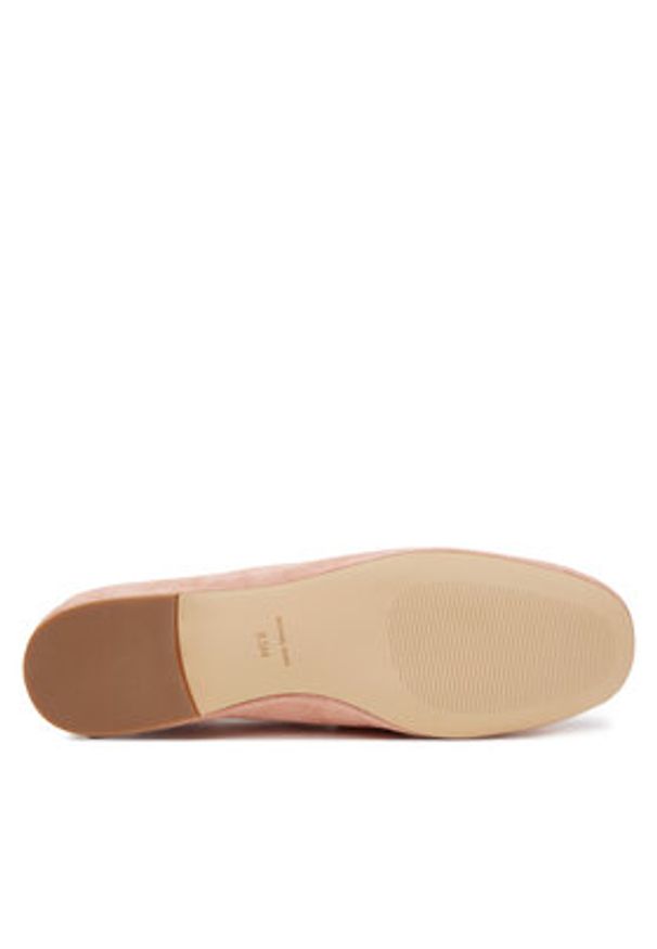 MICHAEL Michael Kors Mokasyny Lena Loafer 40S5LEFP1S Różowy. Kolor: różowy. Materiał: zamsz, skóra