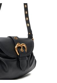 Pinko - PINKO Torebka Jolene Shoulder Mini PE 25 PLTT 102802 A270 Czarny. Kolor: czarny. Materiał: skórzane