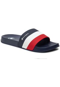 Klapki męskie Champion Slide All American. Kolor: niebieski. Materiał: materiał, syntetyk