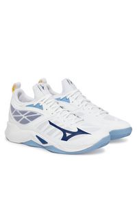 Mizuno Buty halowe Wave Dimension V1GA2240 Biały. Kolor: biały. Materiał: materiał. Model: Mizuno Wave