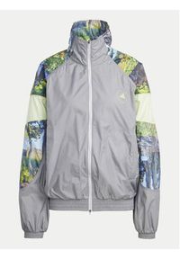 Adidas by Stella McCartney - adidas by Stella McCartney Bluza Earth Collage JG5793 Szary Loose Fit. Kolor: szary. Materiał: syntetyk