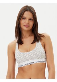 Calvin Klein Underwear Biustonosz top 0000F3785E Szary. Kolor: szary. Materiał: bawełna