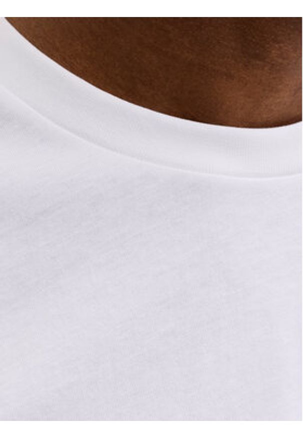 Jack & Jones T-Shirt Blucaleb 12293019 Biały Regular Fit. Kolor: biały. Materiał: bawełna