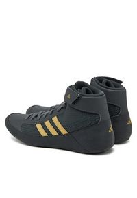 Adidas - adidas Buty halowe HVC HP6869 Szary. Kolor: szary. Materiał: materiał