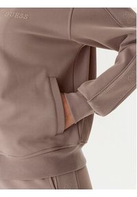 Guess Bluza V5BQ15 KCX22 Beżowy Regular Fit. Kolor: beżowy. Materiał: syntetyk #5
