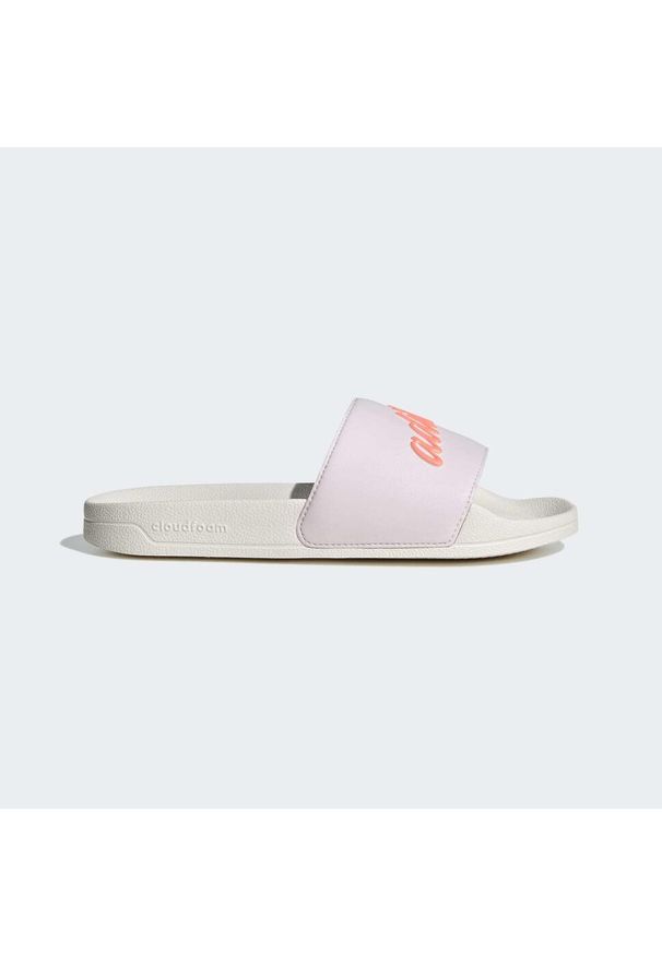 Adidas - adilette Shower Slides. Kolor: biały, czerwony, różowy, wielokolorowy. Styl: sportowy