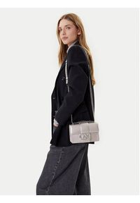 Armani Exchange Torebka XW000071 AF12039 U8097 Srebrny. Kolor: srebrny. Materiał: skórzane