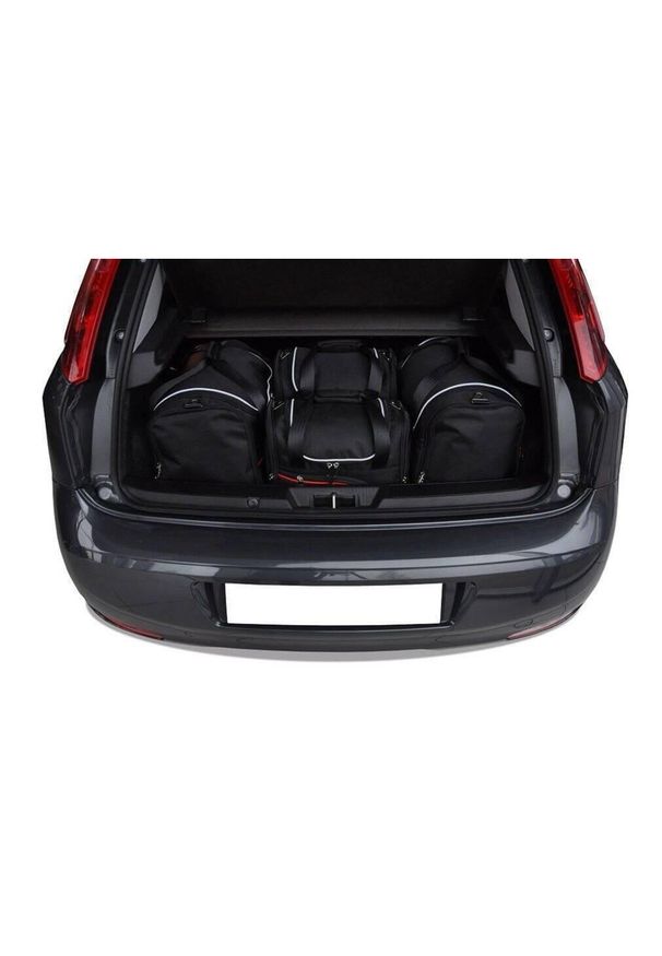 KJUST - Torby Do Bagażnika Fiat Punto 2012-2018 4Szt Kjust. Kolor: czarny. Styl: sportowy