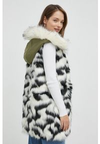 Guess parka damska kolor zielony przejściowa. Okazja: na co dzień. Kolor: zielony. Styl: casual #9