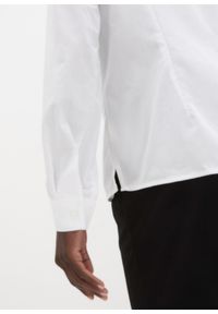 bonprix - Bluzka koszulowa. Typ kołnierza: kołnierzyk klasyczny. Kolor: biały. Materiał: bawełna #2
