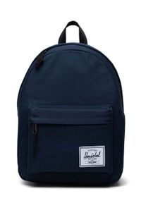 Herschel plecak Classic Backpack kolor granatowy duży gładki. Kolor: niebieski. Wzór: gładki #1