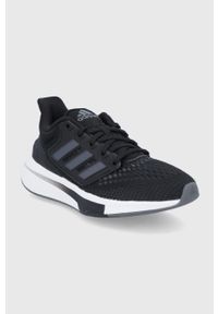 Adidas - adidas Buty EQ21 Run H00544 kolor czarny. Nosek buta: okrągły. Zapięcie: sznurówki. Kolor: czarny. Sport: bieganie #2