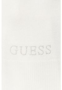 Guess sweter damski kolor beżowy lekki z golfem. Typ kołnierza: golf. Kolor: beżowy. Materiał: dzianina. Wzór: gładki #2