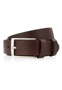 Pasek męski 100 cm brązowy PAOLO PERUZZI PG-03-BRS-100. Kolor: brązowy. Materiał: skóra. Wzór: paski. Styl: klasyczny, casual, elegancki #1