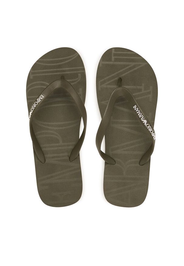 Japonki Emporio Armani. Kolor: zielony