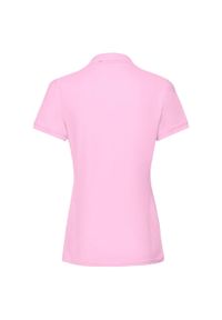 FRUIT OF THE LOOM - Damska Koszulka Polo Premium Plain. Typ kołnierza: polo. Kolor: różowy