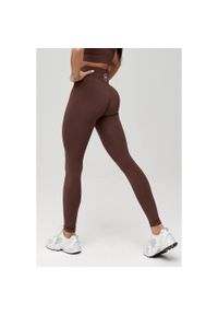 ROUGH RADICAL - Damskie legginsy treningowe bezszwowe Rough Radical Seamless Classic. Kolor: brązowy. Sport: fitness