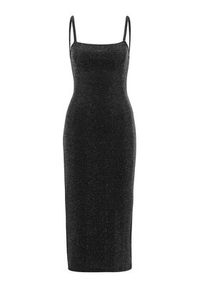 Hugo Sukienka koktajlowa Nolores 50483166 Czarny Slim Fit. Kolor: czarny. Styl: wizytowy
