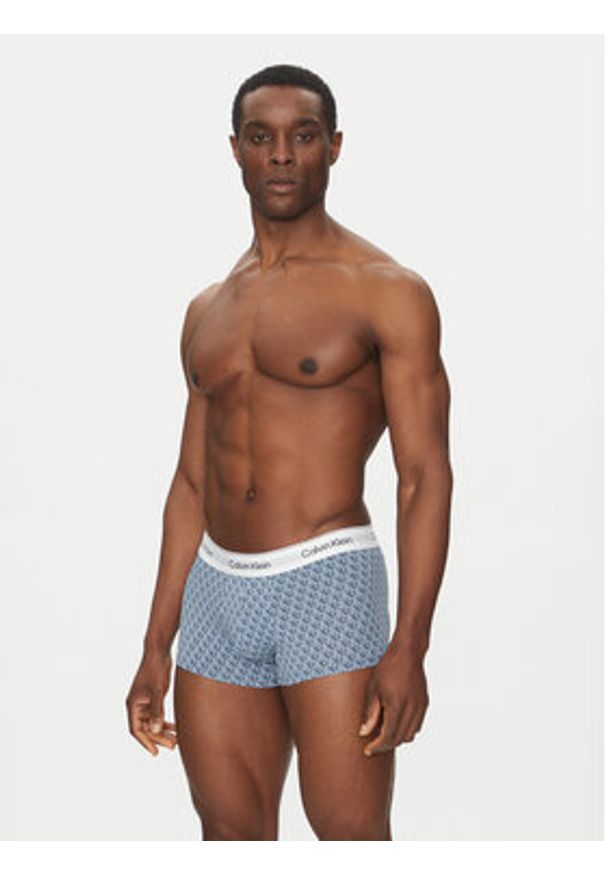 Calvin Klein Underwear Komplet 3 par bokserek LV00NB4389 Kolorowy. Materiał: bawełna. Wzór: kolorowy