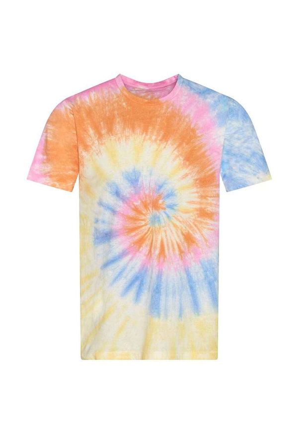 AWDIS - Męska Koszulka Swirl Tie Dye. Kolor: wielokolorowy, czarny