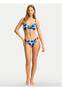 Seafolly Dół od bikini 40426-238 Niebieski. Kolor: niebieski. Materiał: syntetyk