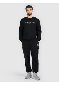 4f - 4F Spodnie dresowe joggery męskie - czarne XL. Kolor: czarny. Materiał: dresówka #2