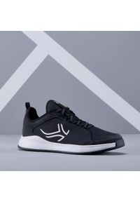 ARTENGO - Buty tenisowe męskie Artengo TS130 na każdą nawierzchnię. Kolor: czarny, szary, wielokolorowy. Materiał: syntetyk, tkanina, skóra, kauczuk. Szerokość cholewki: normalna. Sport: tenis