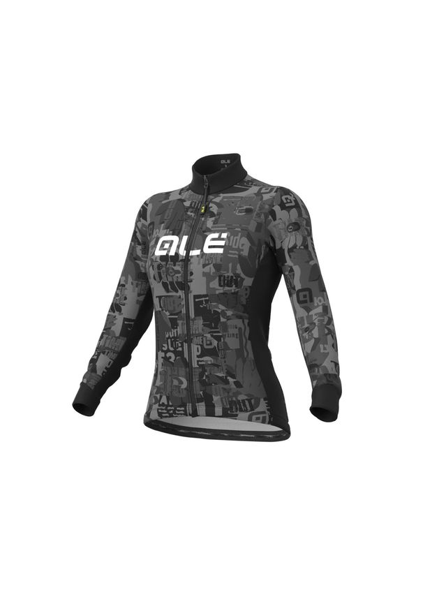 ALÉ CYCLING - Bluza rowerowa damska Alé Cycling Solid Break. Kolor: wielokolorowy, szary, czarny. Sport: kolarstwo