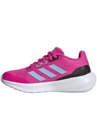 Adidas - Buty adidas RunFalcon 3 Sport Running Lace Jr HP5837 różowe. Okazja: na co dzień. Zapięcie: sznurówki. Kolor: różowy. Materiał: guma, syntetyk, materiał. Szerokość cholewki: normalna. Model: Adidas Cloudfoam. Sport: bieganie #5