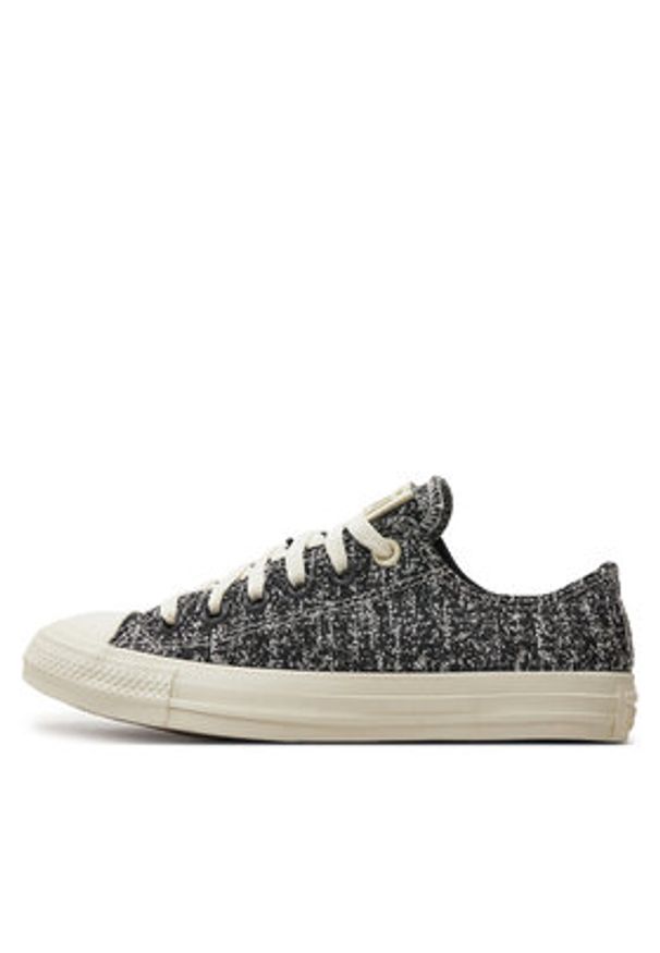 Converse Trampki Chuck Taylor All Star Ox 571355C Czarny. Kolor: czarny. Materiał: materiał